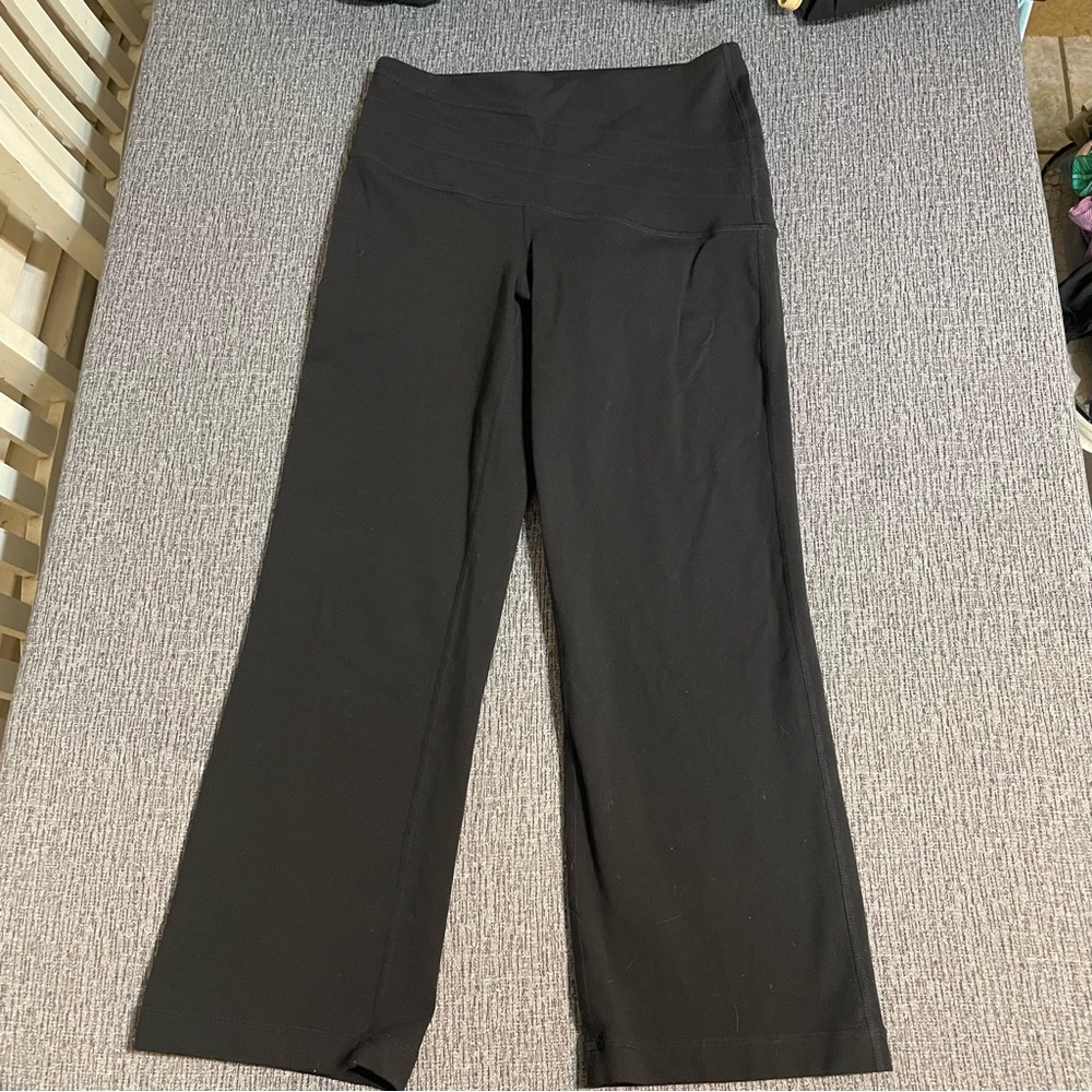 Lululemon Rainbow Flare Crop Leggings